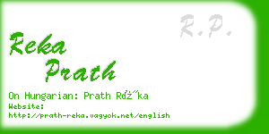 reka prath business card